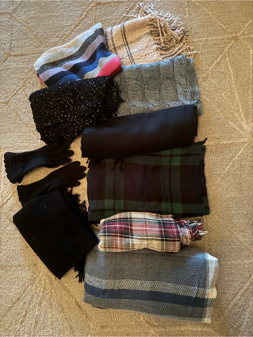 10 piece winter lot / Women's Scarfs & glove